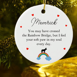 Belgisch Malinois Dog Custom Memorial Keramik Ornament