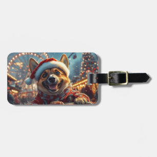 Belgisch Malinois Dog Roller Untersetzer Weihnacht Gepäckanhänger