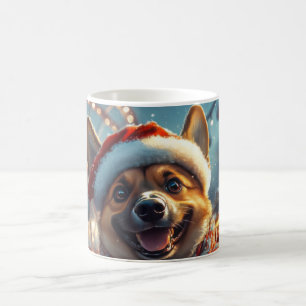 Belgisch Malinois Dog Roller Untersetzer Weihnacht Kaffeetasse