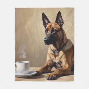 Belgisch Malinois Fleecedecke
