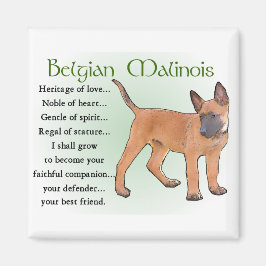 Belgisch Malinois Geschenke Magnet