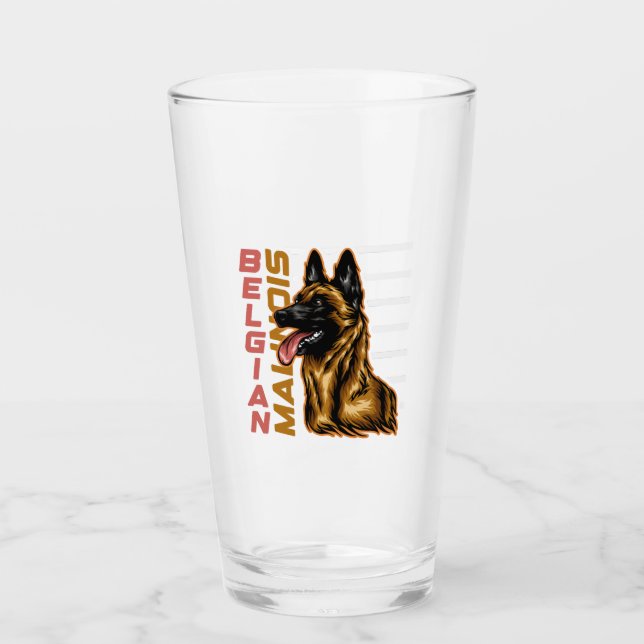 Belgisch Malinois Glas (Vorderseite)
