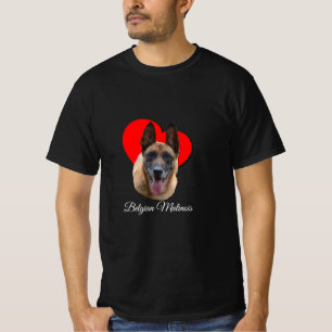 Belgisch Malinois Heart Liebe T-Shirt