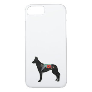 Belgisch Malinois Hunde Bohemische Blumensattel Case-Mate iPhone Hülle
