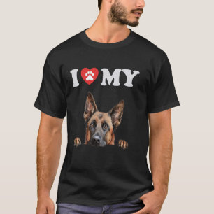 Belgisch Malinois I Hecht My Hund Funny Dog Lover T-Shirt