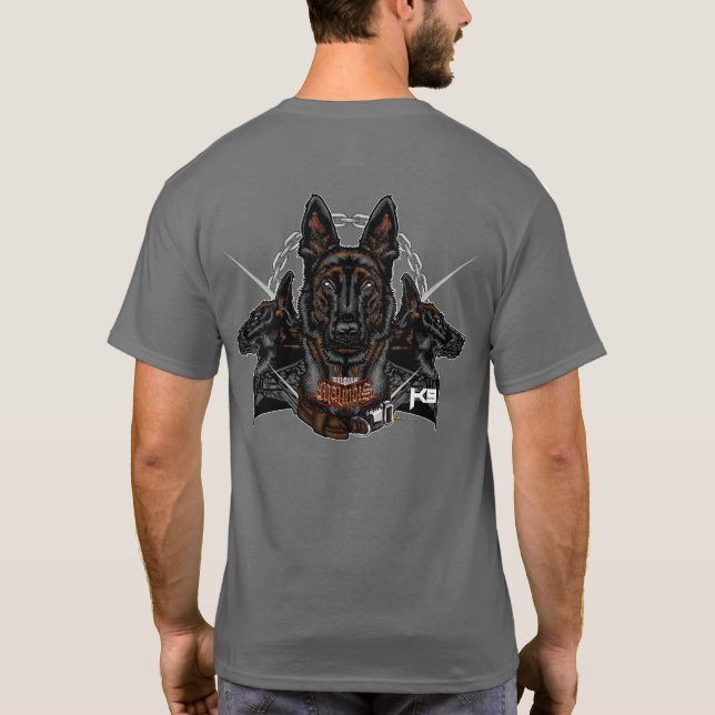 Belgisch Malinois K9 Force - ELIT3 T-Shirt (Rückseite)