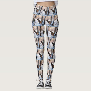 Belgisch Malinois Let It Snow Weihnachten Leggings