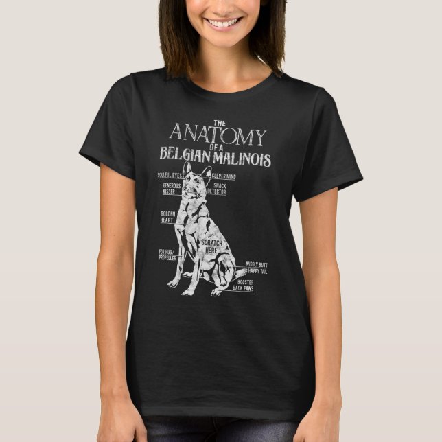 Belgisch-malinois Outfit Dog-Lover Geschenke für H T-Shirt (Vorderseite)