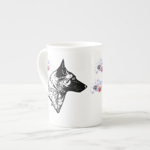 Belgisch Malinois Prozellantasse
