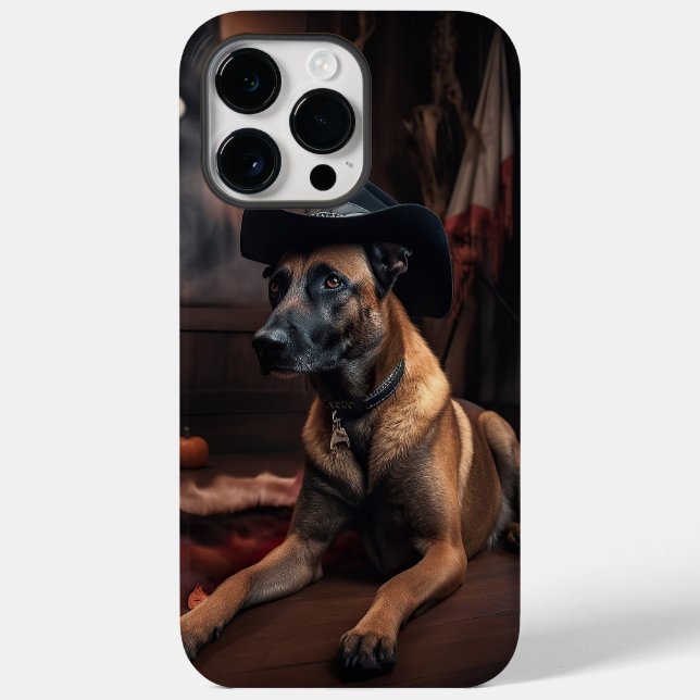 Belgisch Malinois Pumpkins Halloween Beängstigend Case-Mate iPhone Hülle (Rückseite)