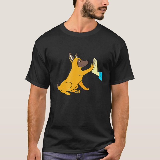 Belgisch Malinois Puppy T-Shirt (Vorderseite)