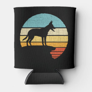 Belgisch Malinois Retro Vintag 60er 70er Doppy Pup Dosenkühler