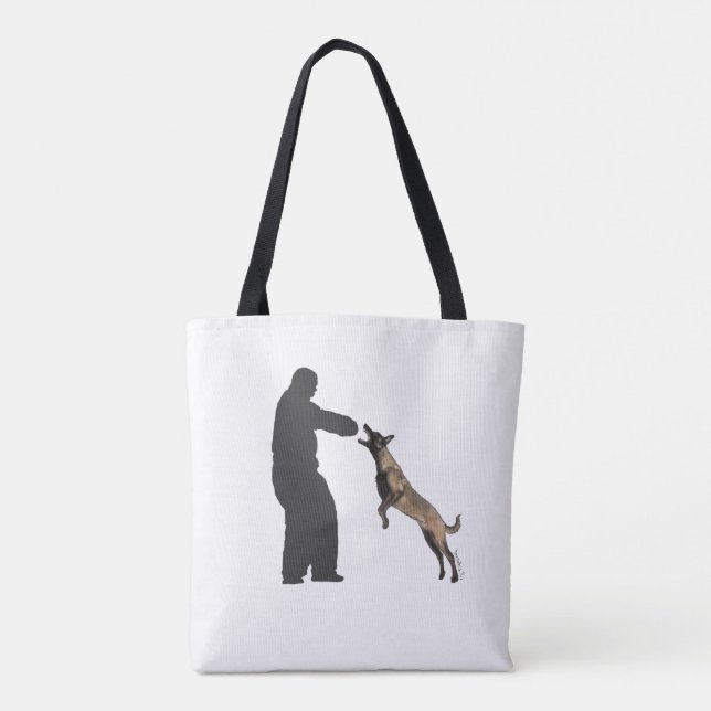 Belgisch Malinois Tote Bag (Rückseite)