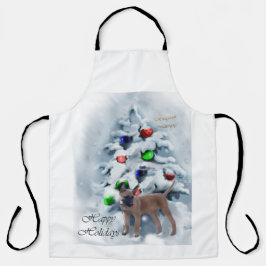 Belgisch Malinois Weihnachten Schürze