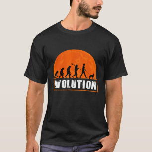 Belgisch Sheedog Hund Menschliche Evolution Frauen T-Shirt