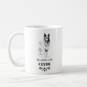 Belgisch Tervuren Life ist besser mit Custom Dog N Kaffeetasse