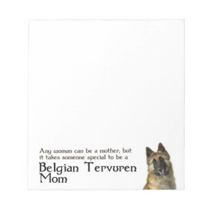 Belgisch Tervuren Note Pad Notizblock