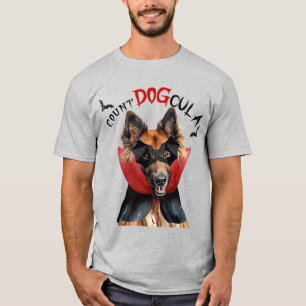 Belgisch Tervuren Vampire Dog Funny Halloween T-Shirt