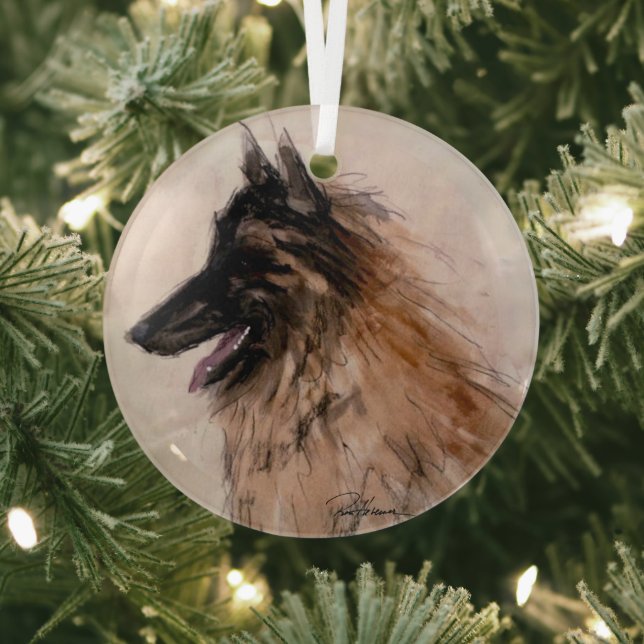 Belgisch von Hevener Ornament Aus Glas (InSitu)