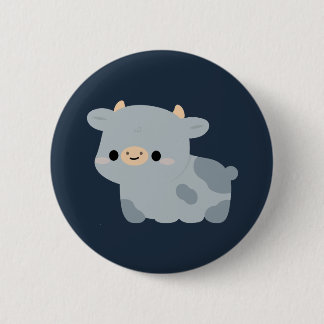 Belgische Blaue Kuh Button