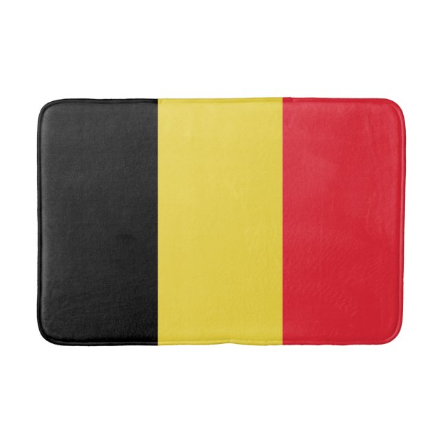 belgische Flagge Badematte (Vorderseite)