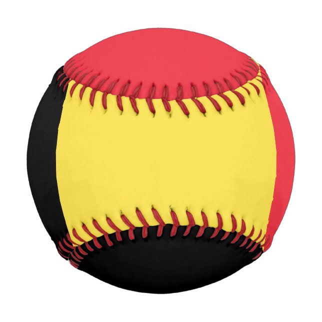 belgische Flagge Baseball (Vorderseite)