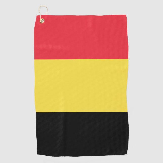 Belgische Flagge / Belgien Golf / sport Golf Bruss Golfhandtuch (Vorderseite)