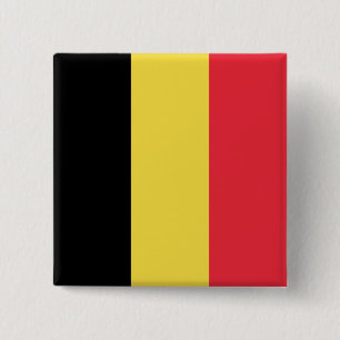 Belgische Flagge Button