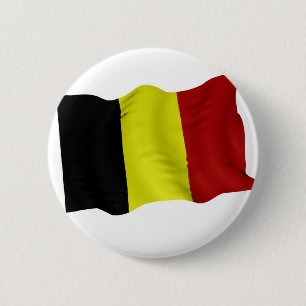 Belgische Flagge Button