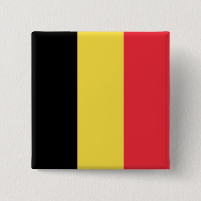 belgische Flagge Button (Vorderseite)