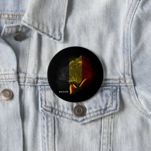 Belgische Flagge Button