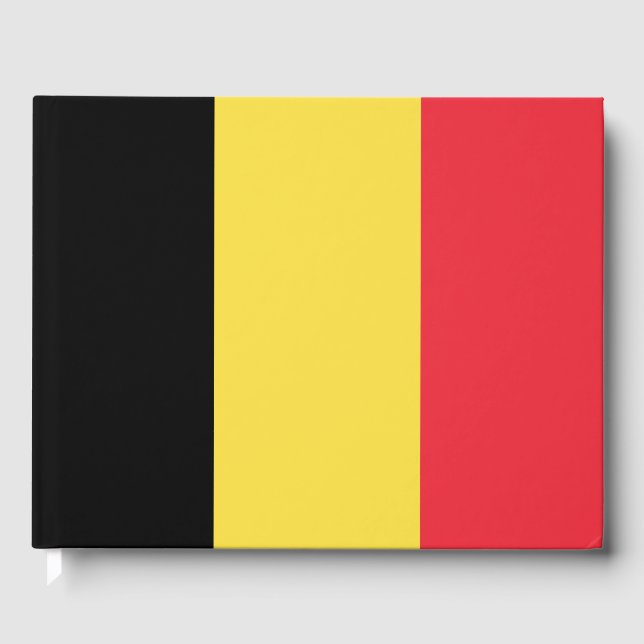 belgische Flagge Gästebuch (Vorderseite)