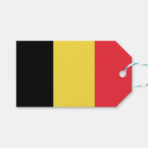 belgische Flagge Geschenkanhänger