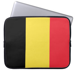 belgische Flagge Laptopschutzhülle
