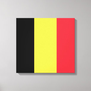 belgische Flagge Leinwanddruck