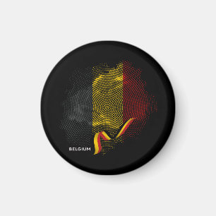 Belgische Flagge Magnet