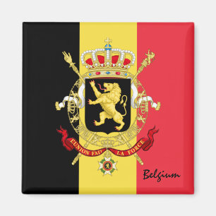 Belgische Flagge, Reisen, Urlaub/Sport Magnet