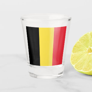 belgische Flagge Schnapsglas