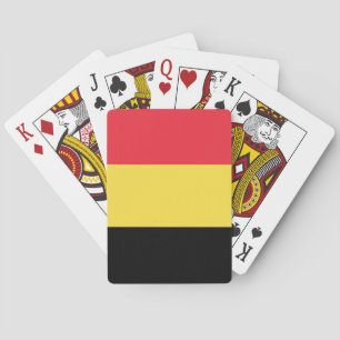 belgische Flagge Spielkarten