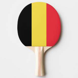 Belgische Flagge Tischtennis Schläger
