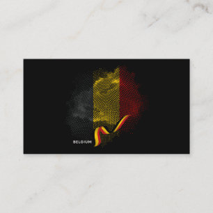 Belgische Flagge Visitenkarte
