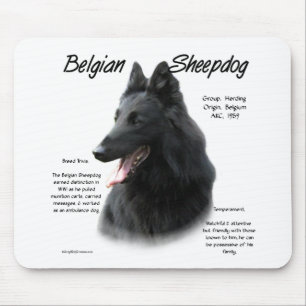 Belgische Geschichte der Schafhunde Mousepad