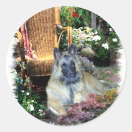 Belgische Kunstgeschenke Tervuren Runder Aufkleber
