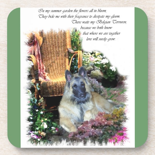 Belgische Kunstgeschenke Tervuren Untersetzer (Vorderseite)