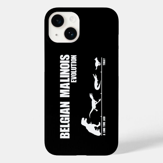 Belgische Malinois-Evolution Case-Mate iPhone Hülle (Rückseite)