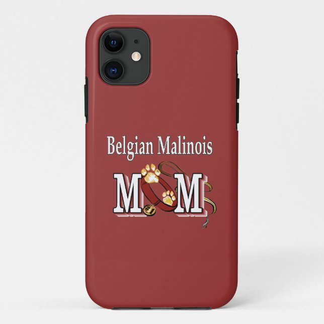 Belgische Malinois-Hunde-MAMA Case-Mate iPhone Hülle (Rückseite)