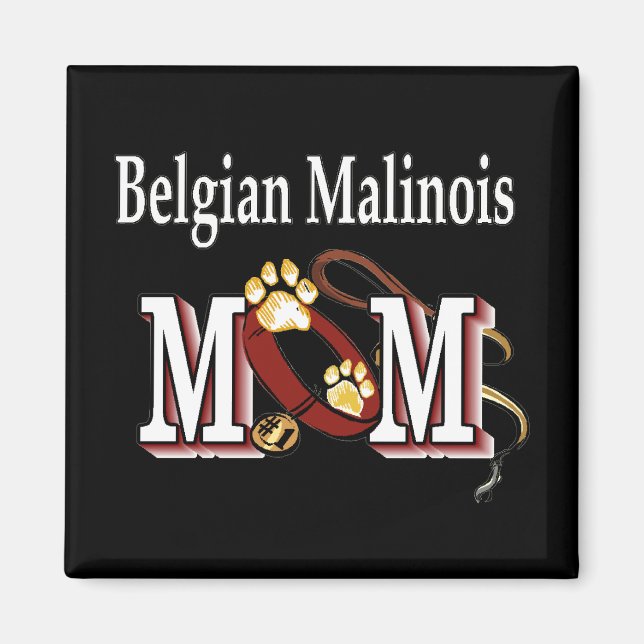 Belgische Malinois-Hunde-MAMA Magnet (Vorne)