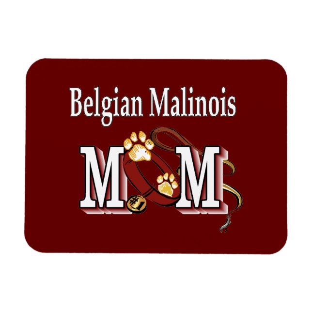 Belgische Malinois-Hunde-MAMA Magnet (Horizontal)