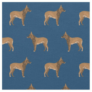 Belgische Malinois-Hundemarine Stoff
