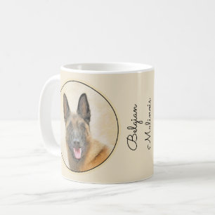 Belgische Malinois-Malerei - Niedliche Original Hu Kaffeetasse